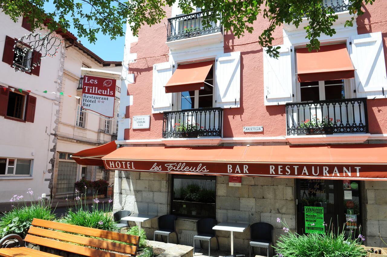 Hotel Les Tilleuls Hasparren Exterior foto